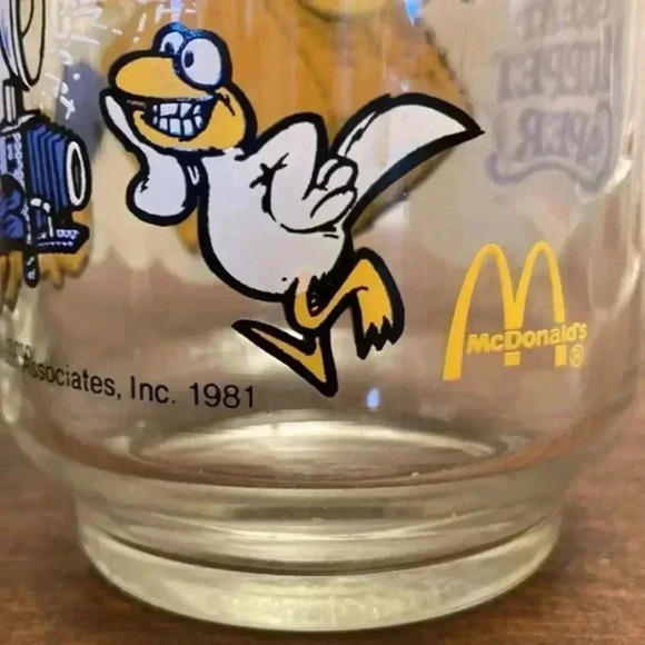 In 1981, you could snag a set of  1981 McDonald Muppet Caper Glasses